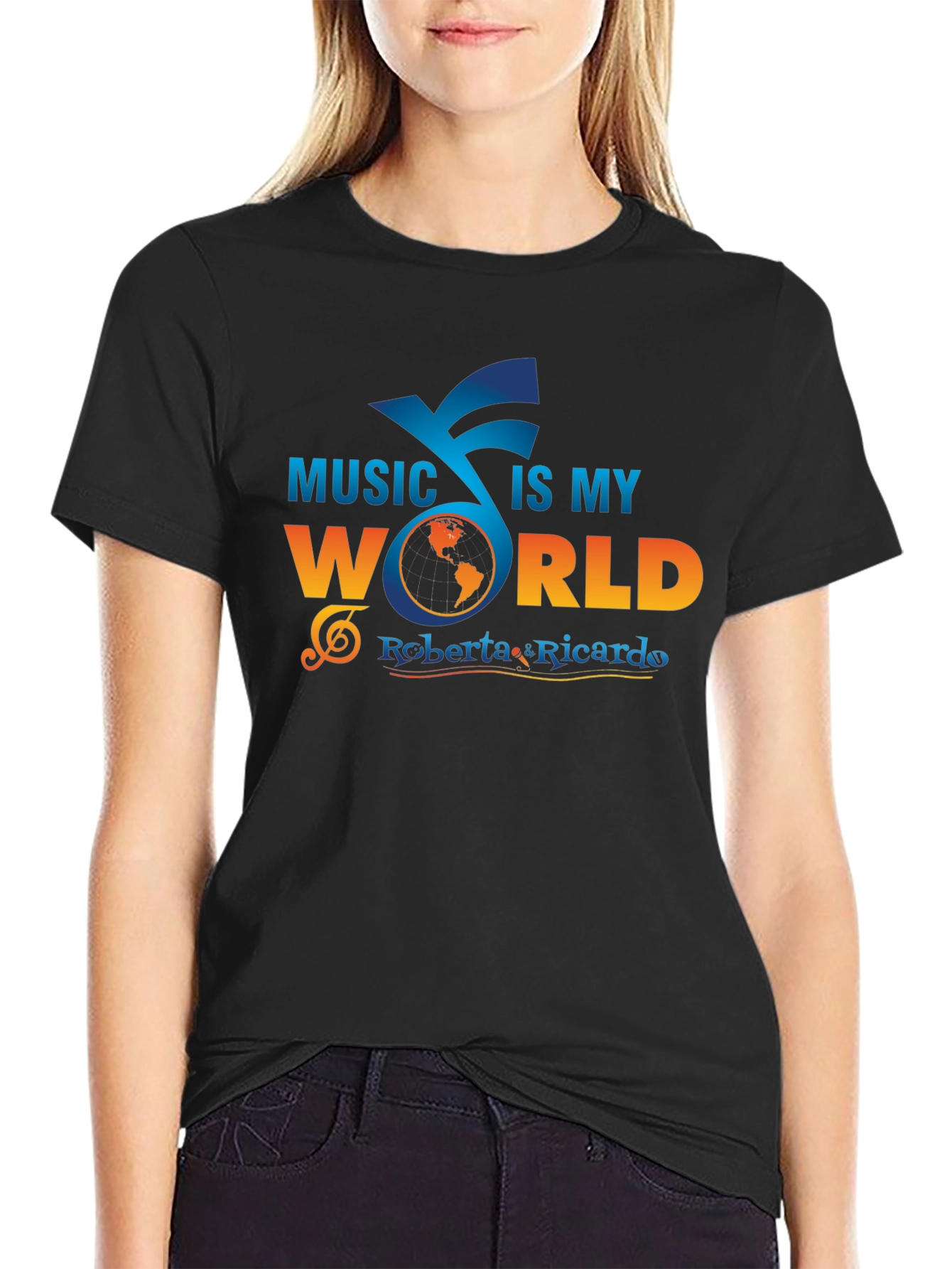 Music Is My World Graphic Tee