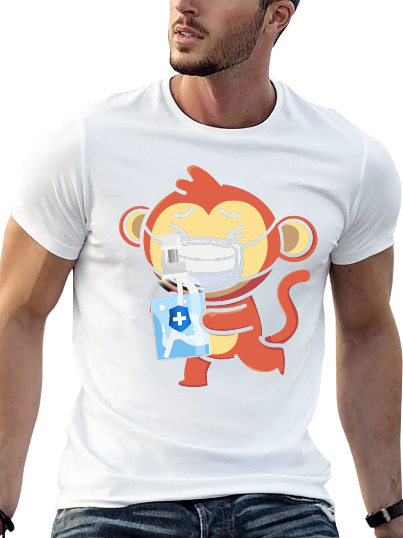 Monkey Mask Hand Sanitizer T-Shirt