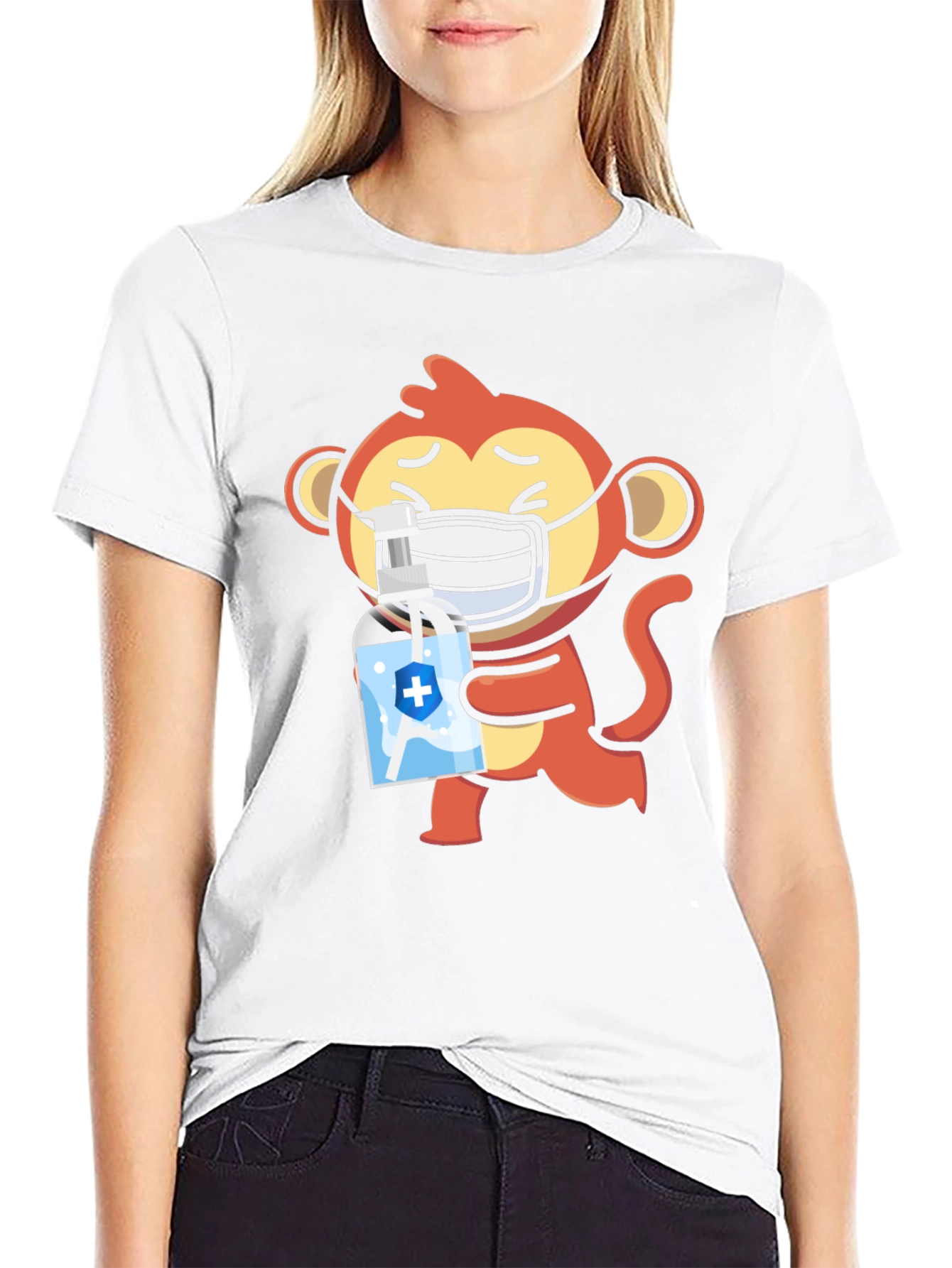 Monkey Mask Hand Sanitizer T-Shirt