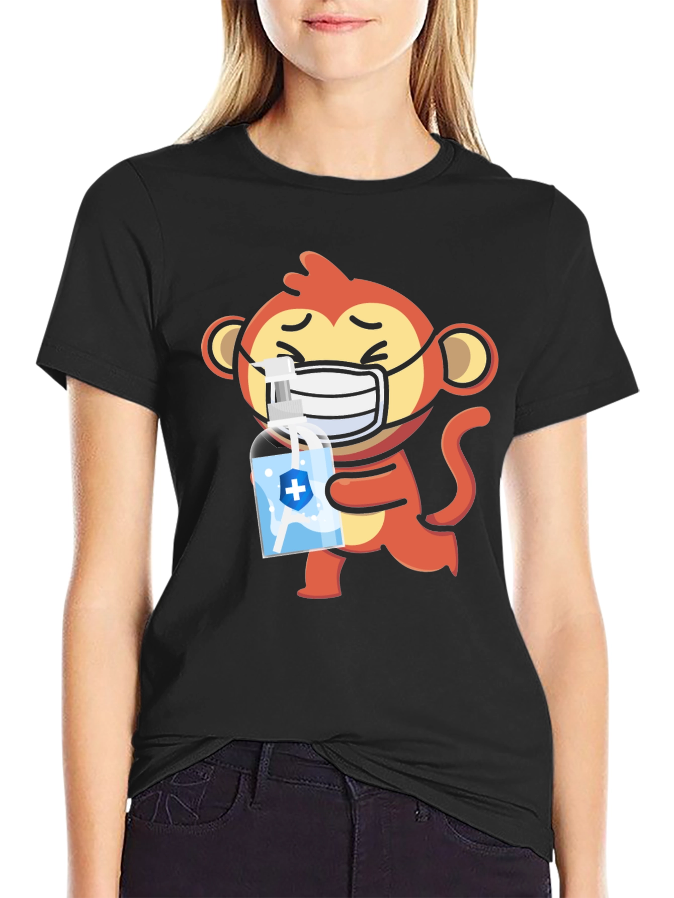 Monkey Mask Hand Sanitizer T-Shirt