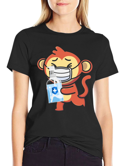 Monkey Mask Hand Sanitizer T-Shirt