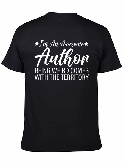 Awesome Author T-Shirt - Quirky Writer Tee