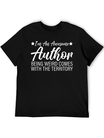 Awesome Author T-Shirt - Quirky Writer Tee
