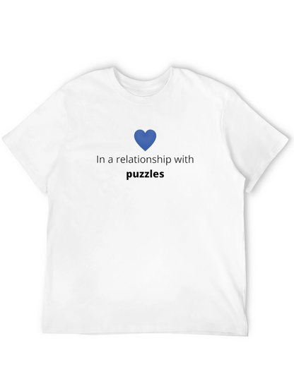 Puzzle Lover Tee - In a Relationship with Puzzles