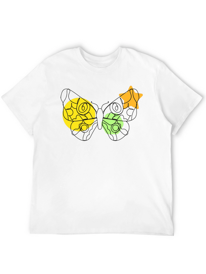 Geometric Shapes T-Shirt - Black