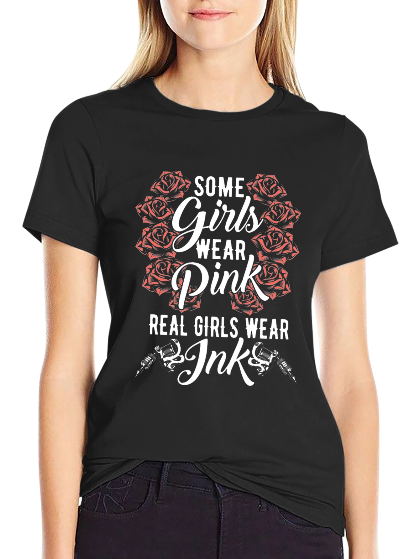 Girls Wear Ink Graphic T-Shirt