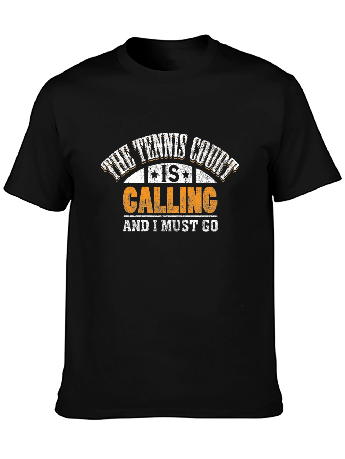 Tennis Court Calling Graphic T-Shirt