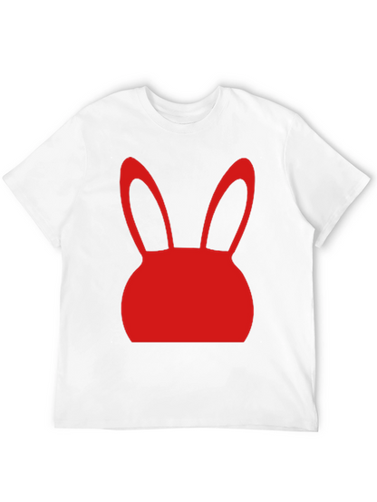 Bunny Graphic Tee - Black Short Sleeve