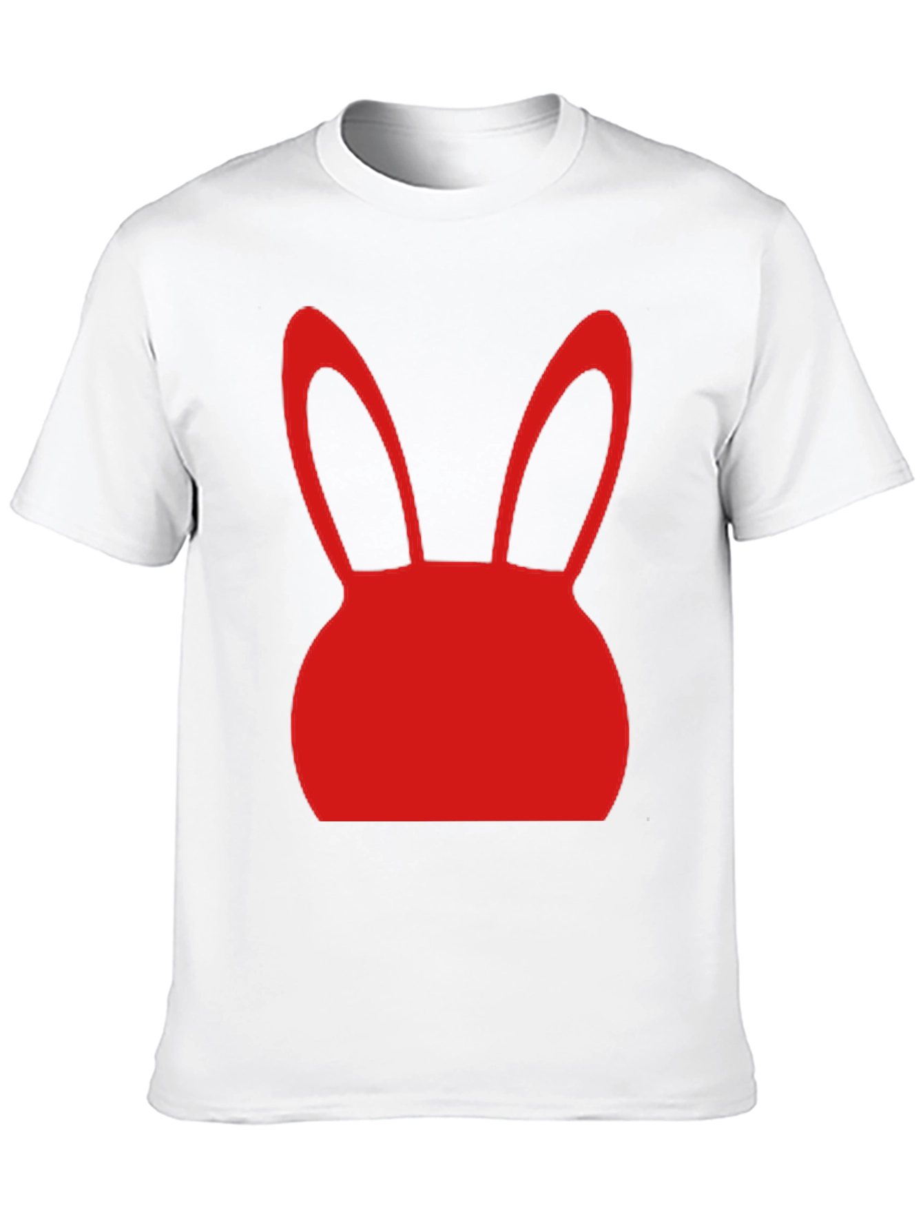 Bunny Graphic Tee - Black Short Sleeve