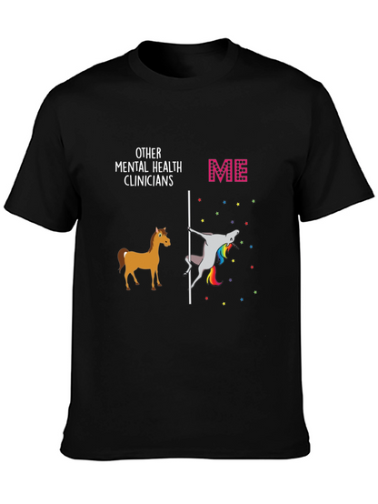 Mental Health Clinician T-Shirt Novelty Graphic Tee