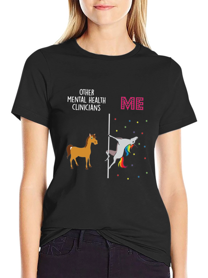 Mental Health Clinician T-Shirt Novelty Graphic Tee