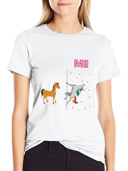 Mental Health Clinician T-Shirt Novelty Graphic Tee