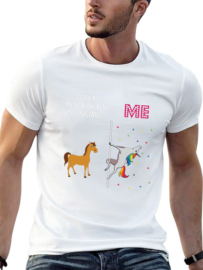 Mental Health Clinician T-Shirt Novelty Graphic Tee