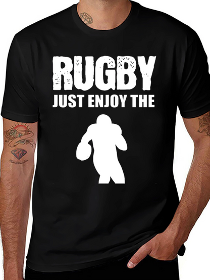 Rugby Graphic Tee - Enjoy the Game!