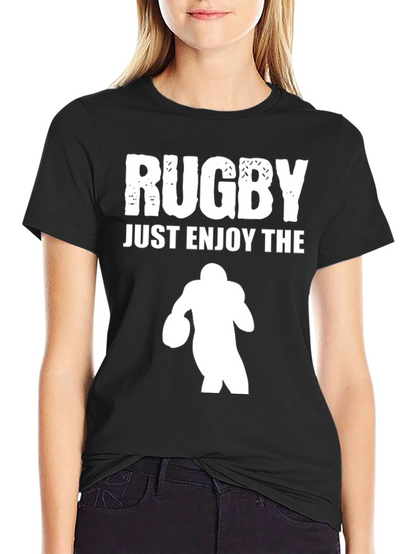 Rugby Graphic Tee - Enjoy the Game!