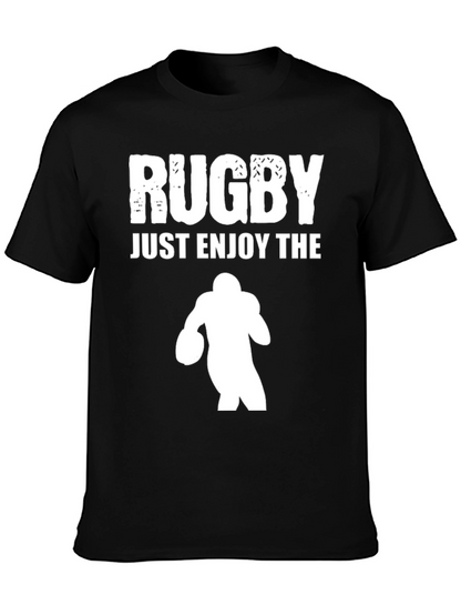 Rugby Graphic Tee - Enjoy the Game!
