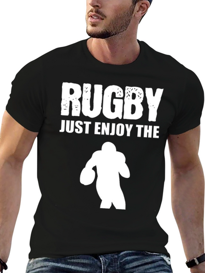 Rugby Graphic Tee - Enjoy the Game!