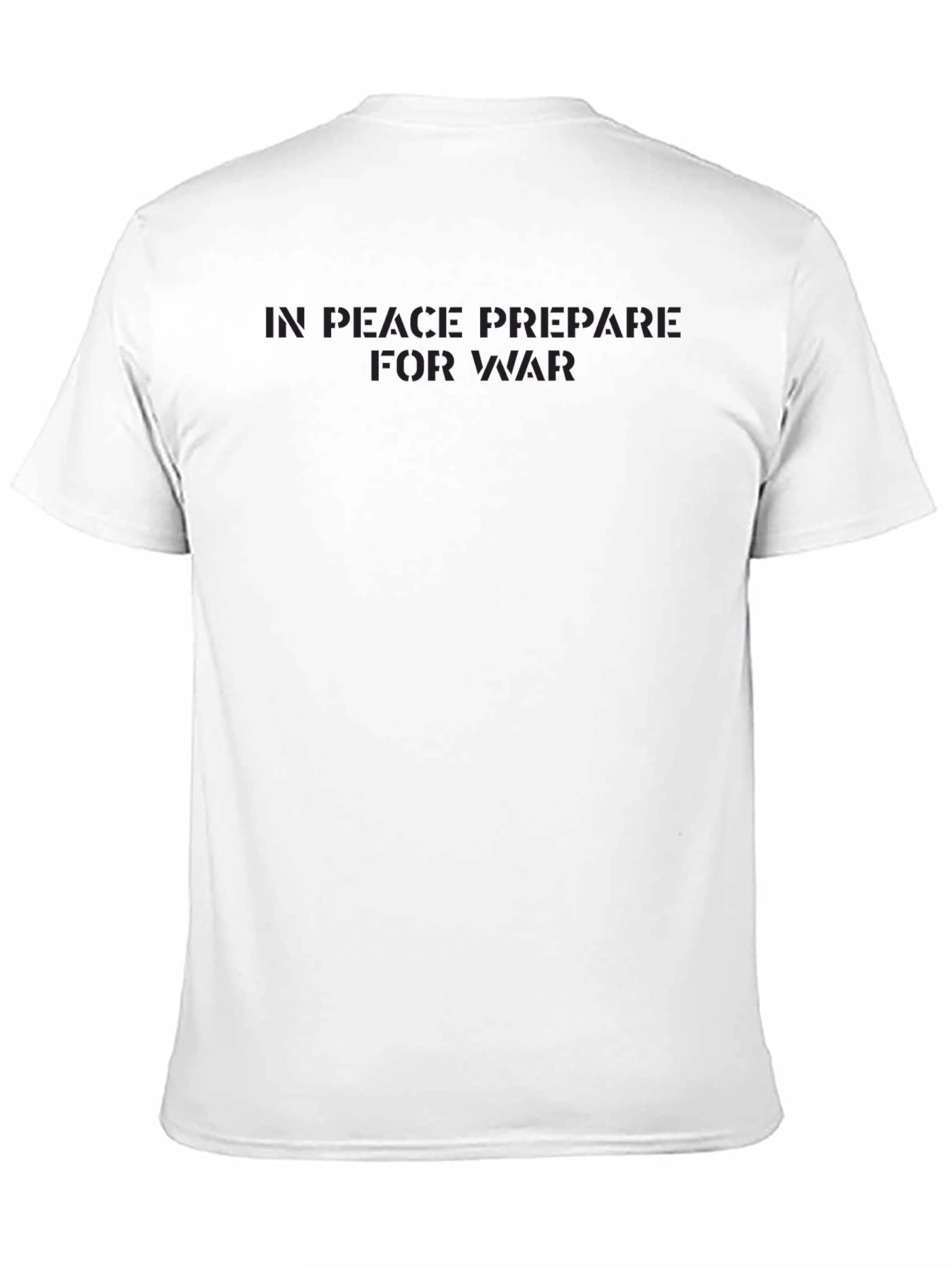 In Peace Prepare For War Black T-Shirt