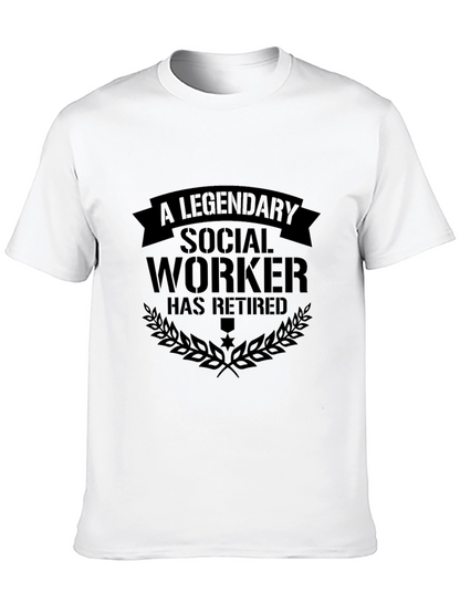 Legendary Social Worker Retirement T-Shirt