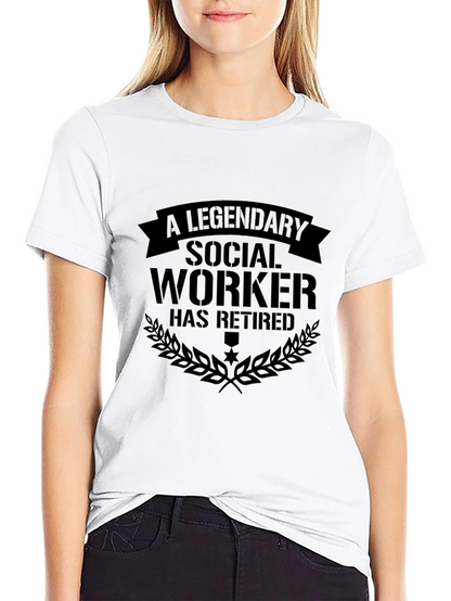 Legendary Social Worker Retirement T-Shirt