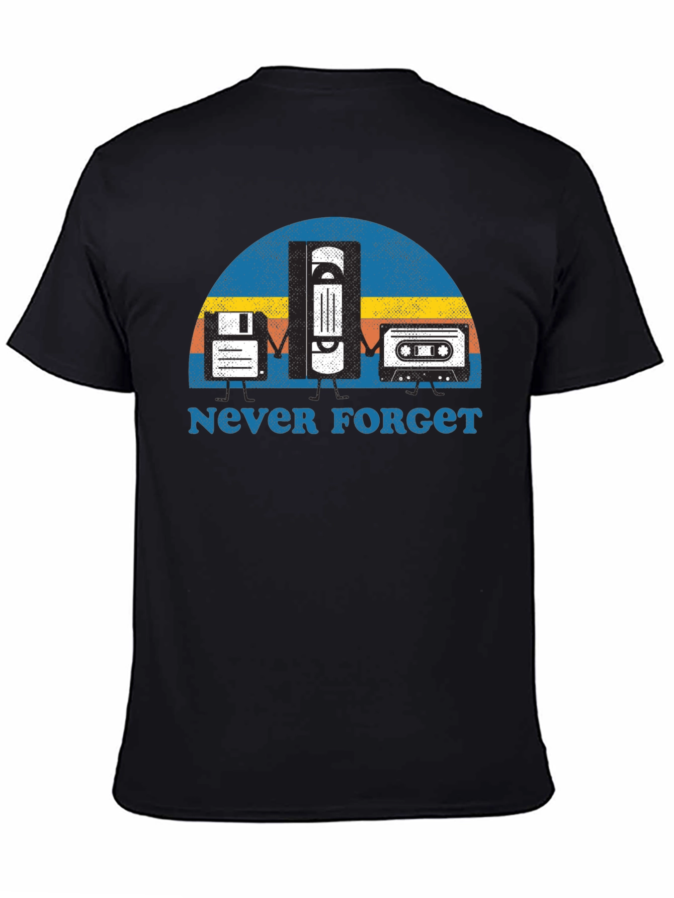 Never Forget Retro Tech T-Shirt