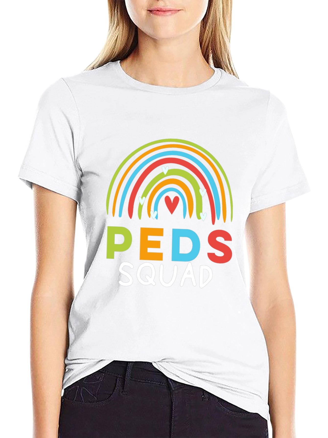 Peds Squad Rainbow Graphic T-Shirt