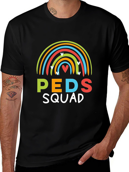 Peds Squad Rainbow Graphic T-Shirt
