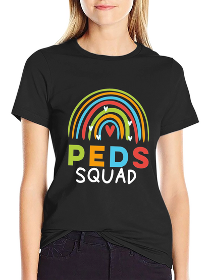 Peds Squad Rainbow Graphic T-Shirt