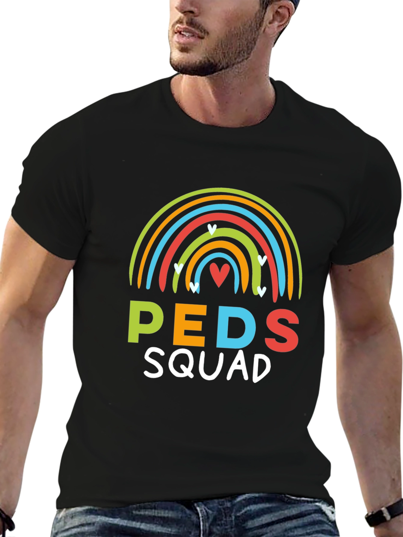 Peds Squad Rainbow Graphic T-Shirt