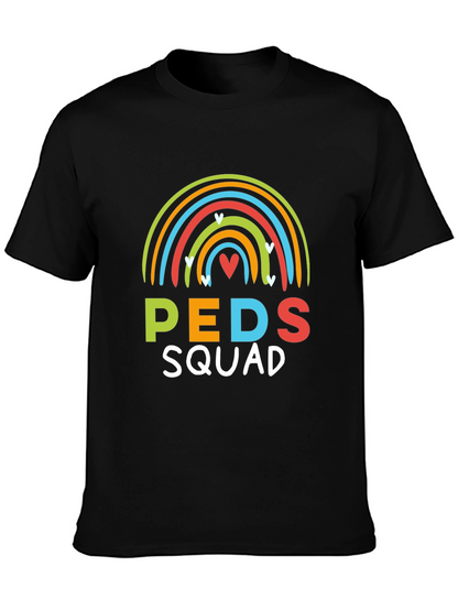 Peds Squad Rainbow Graphic T-Shirt