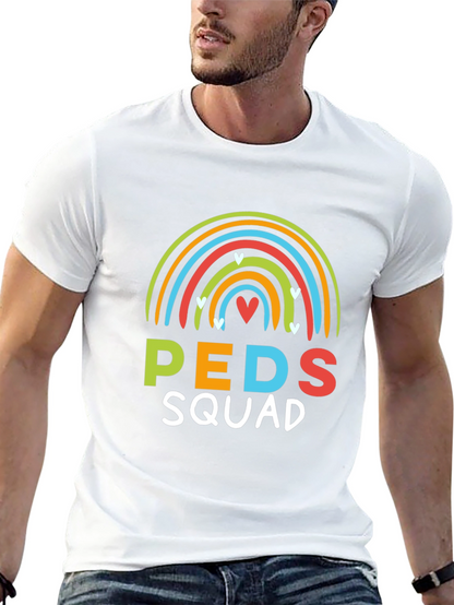 Peds Squad Rainbow Graphic T-Shirt