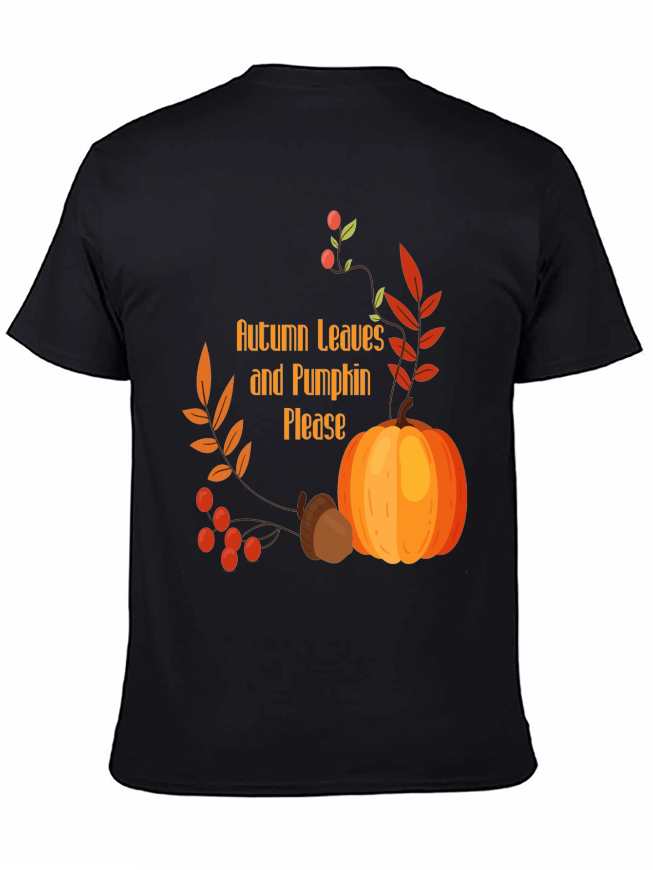 Autumn Leaves & Pumpkin Please Graphic Tee