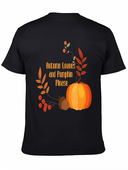 Autumn Leaves & Pumpkin Please Graphic Tee