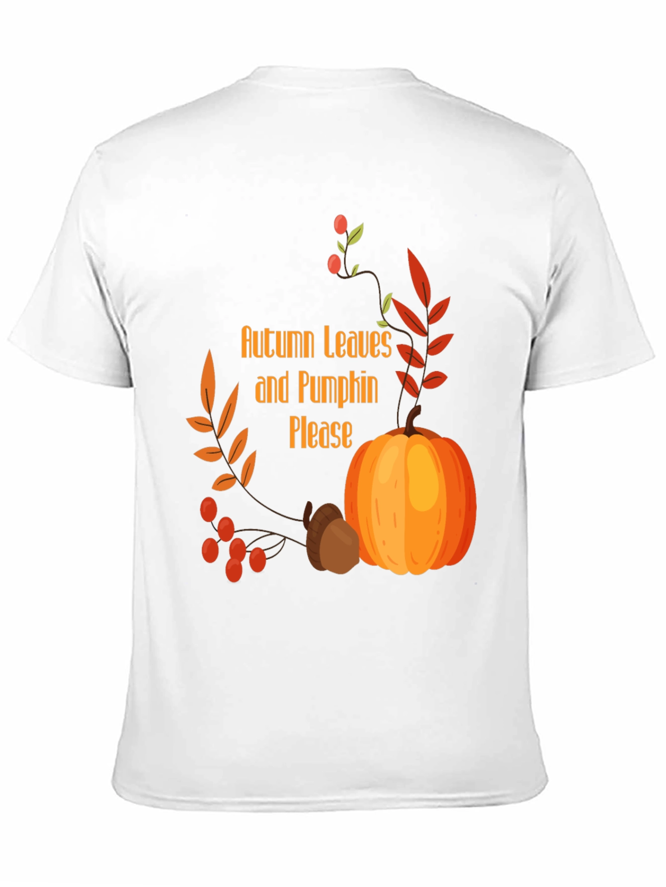 Autumn Leaves & Pumpkin Please Graphic Tee