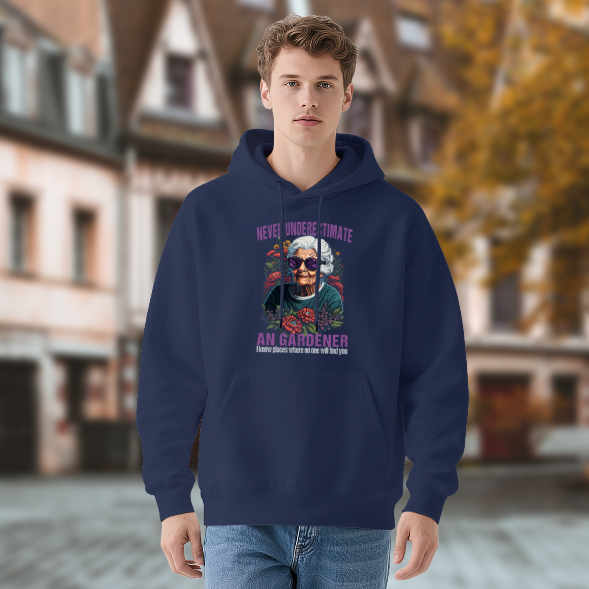Never Underestimate an Gardener I Know Places Hoodie