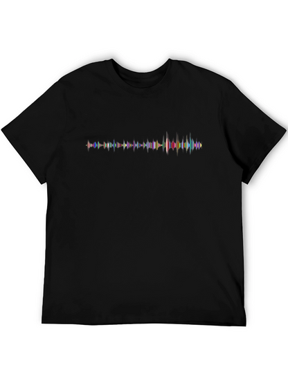 Soundwave Graphic Mens T-Shirt - Black