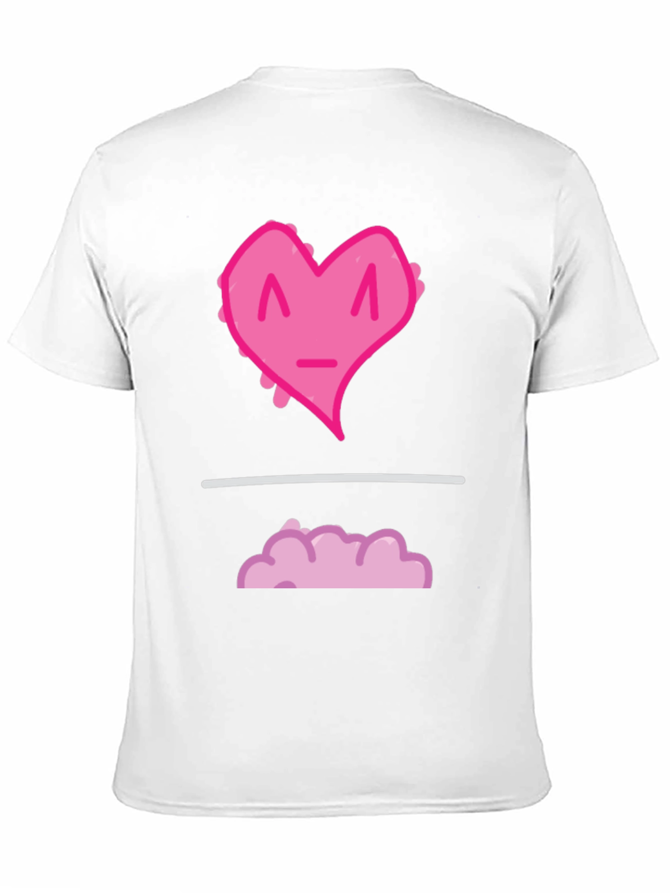 Heart Cloud Graphic Tee - Black