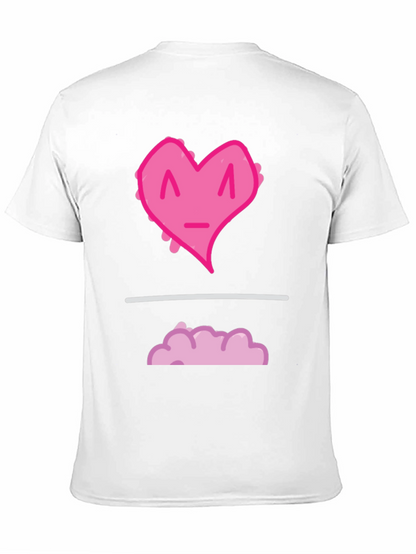 Heart Cloud Graphic Tee - Black