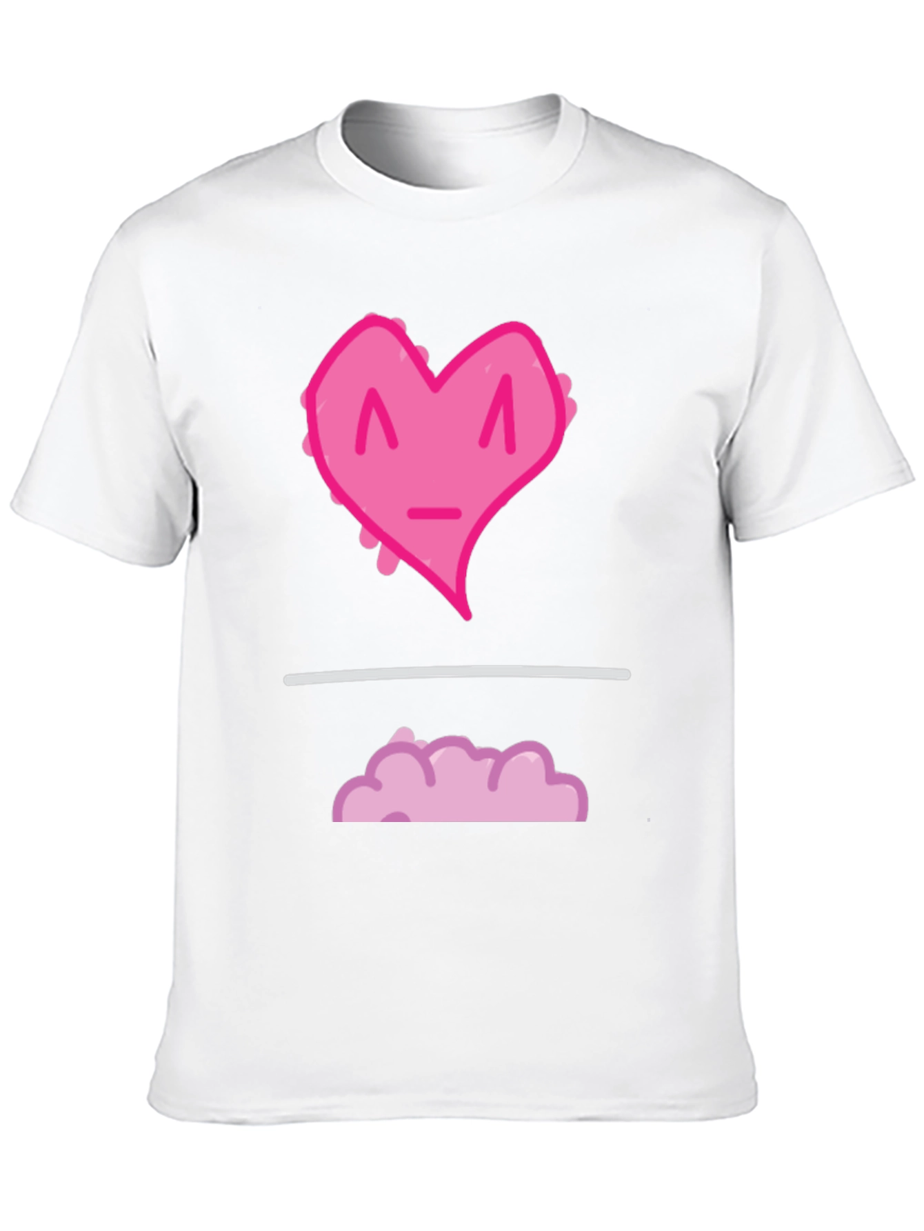 Heart Cloud Graphic Tee - Black