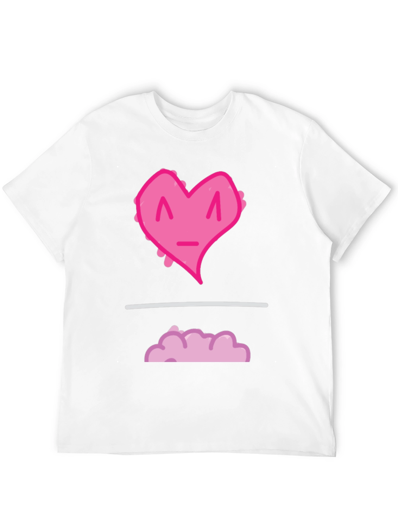 Heart Cloud Graphic Tee - Black