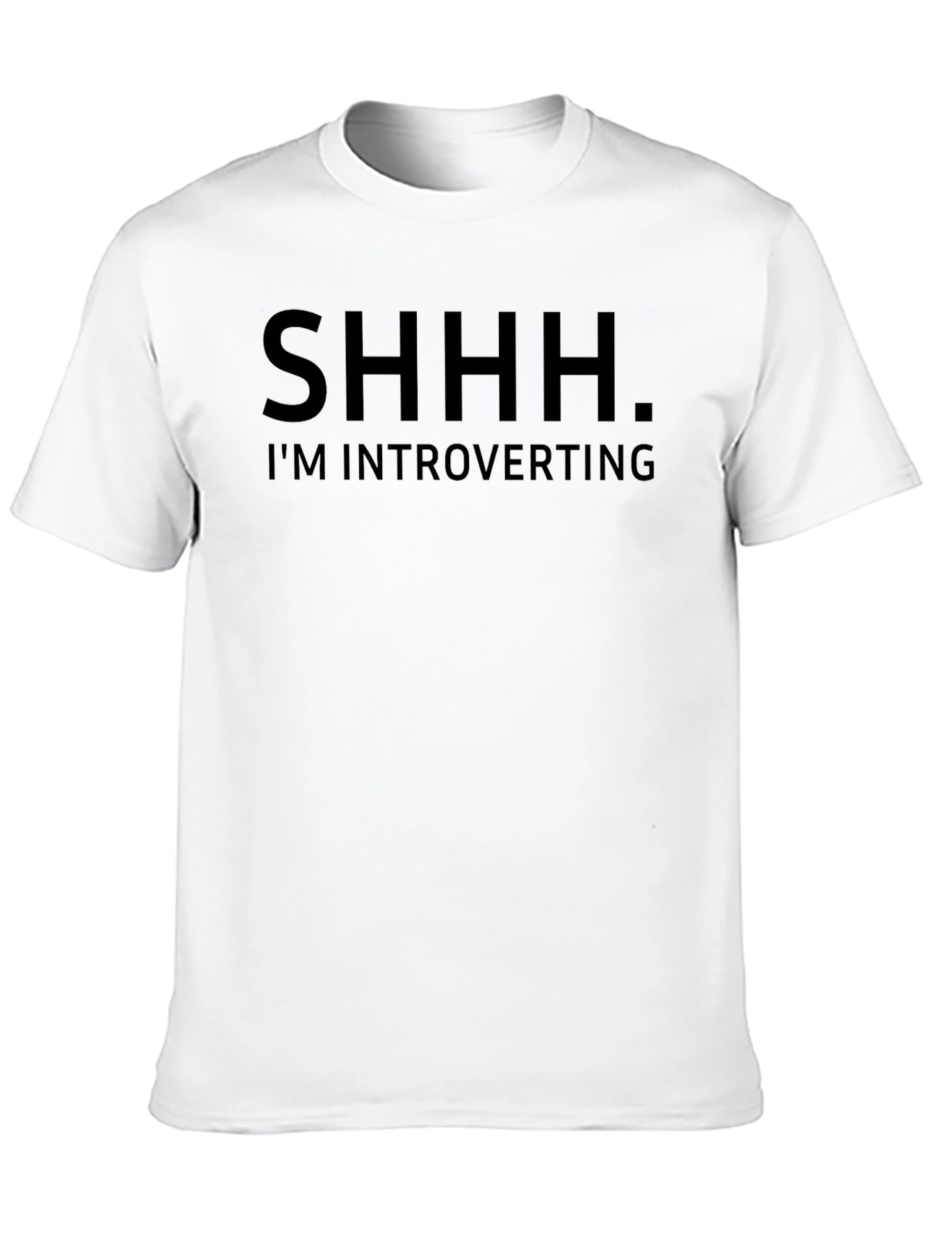 Introvert T-Shirt - SHHH Im Introverting Graphic Tee