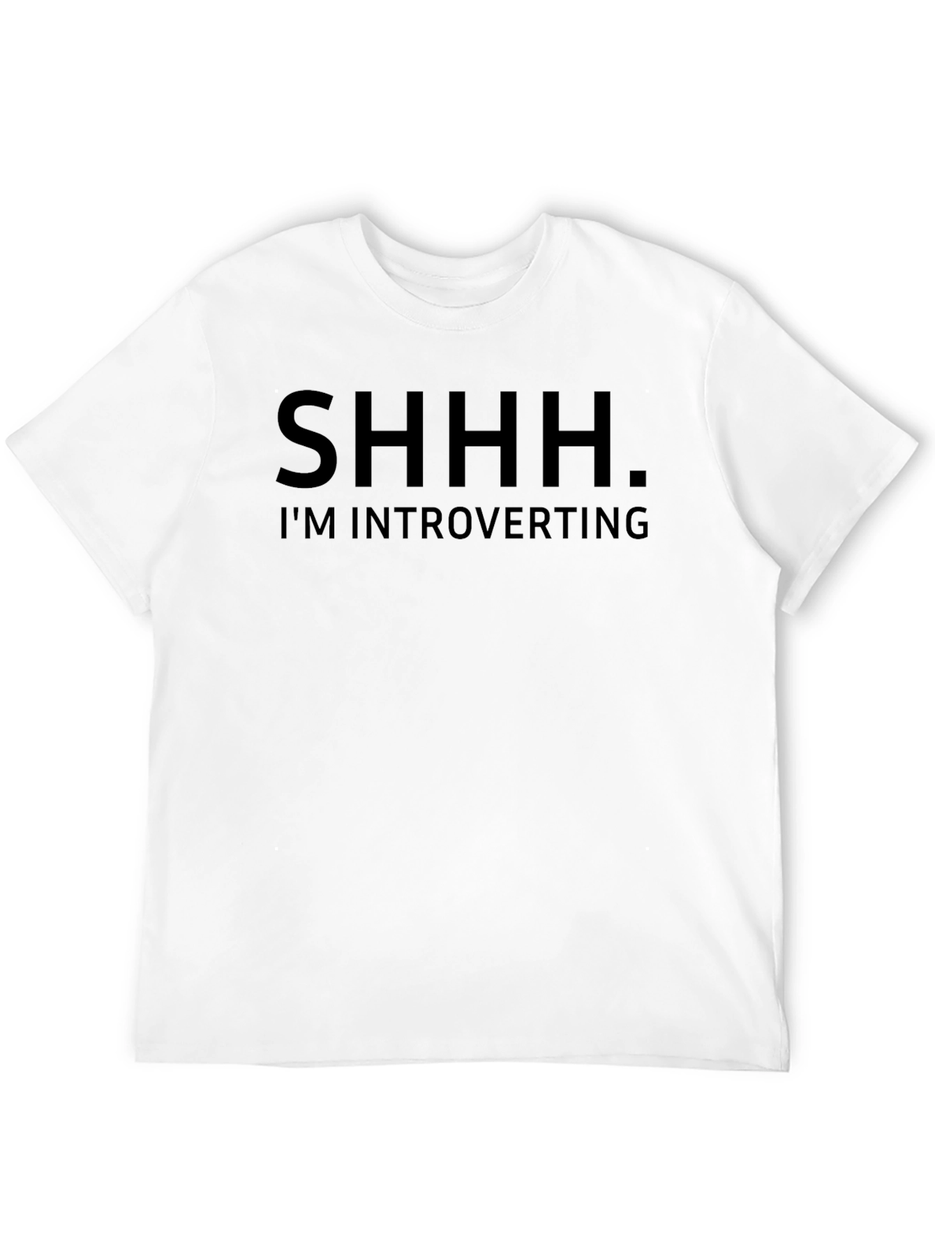 Introvert T-Shirt - SHHH Im Introverting Graphic Tee