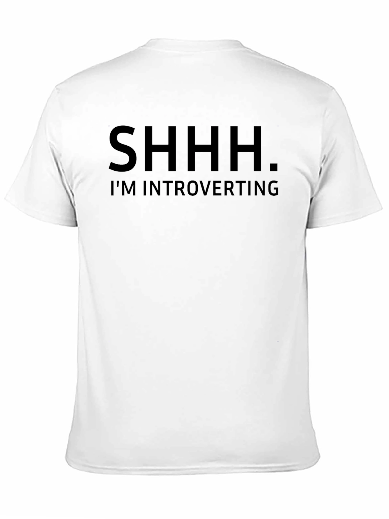 Introvert T-Shirt - SHHH Im Introverting Graphic Tee