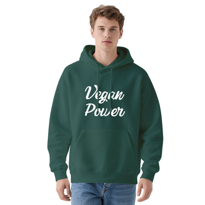 Vegan Power Script Hoodie - Vegan Graphic Sweatshirt