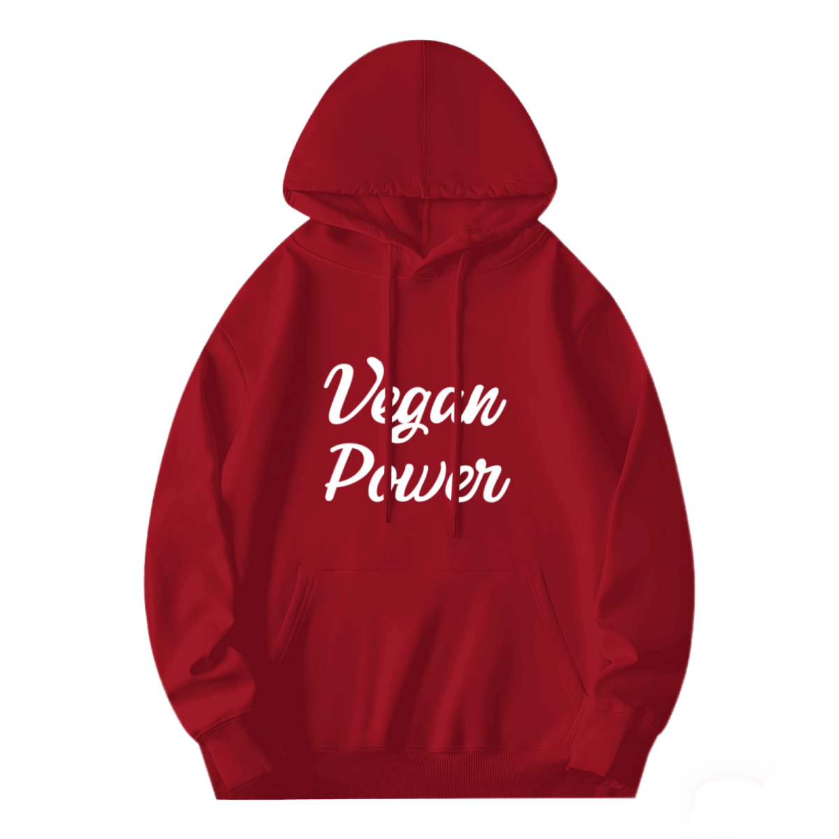 Vegan Power Script Hoodie - Vegan Graphic Sweatshirt