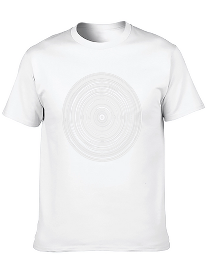 Abstract Circle Graphic T-Shirt
