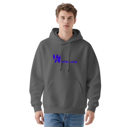Wonderland Forest Tree Graphic White Hoodie