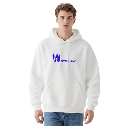 Wonderland Forest Tree Graphic White Hoodie
