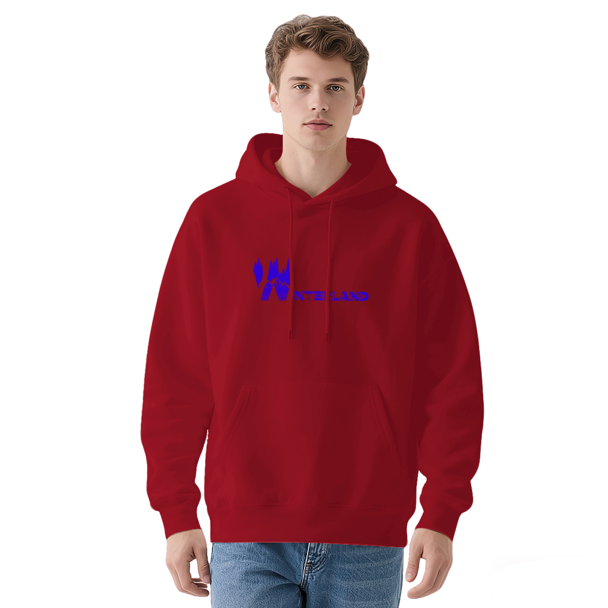 Wonderland Forest Tree Graphic White Hoodie