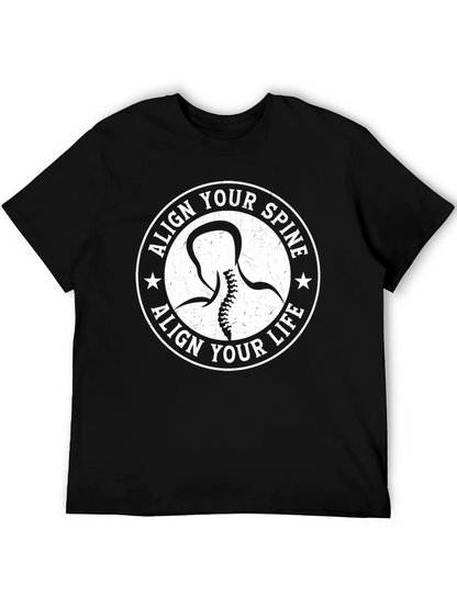 Align Your Spine Align Your Life Graphic T-Shirt